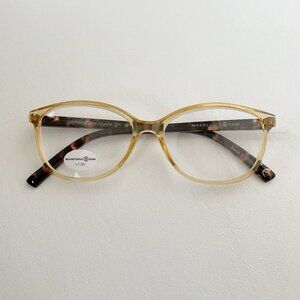 Max Studio +1.50 Reading Glasses Gold Crystal Tortoise